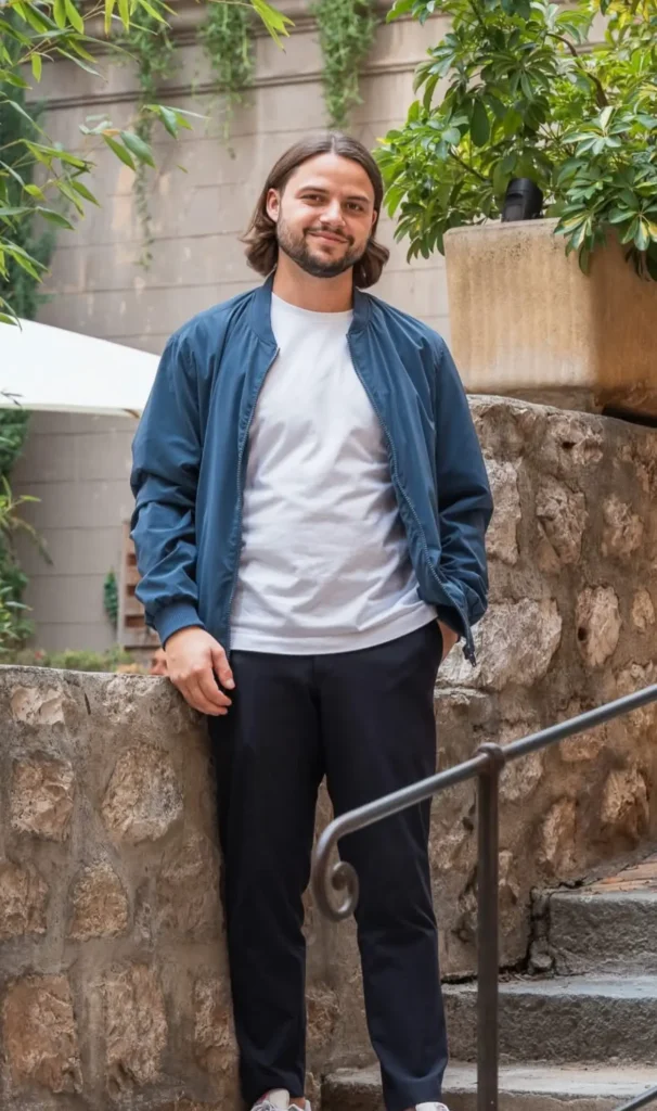 Antony Barbier, consultant digital indépendant, debout dans une rue